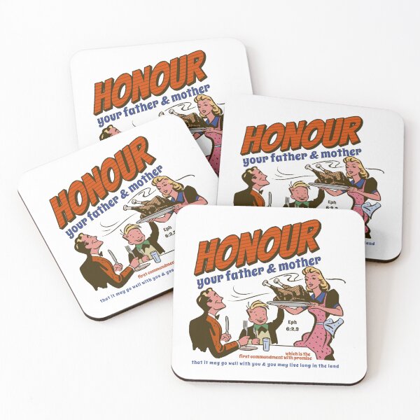 Item preview, Honour your father and mother designed and sold by WhatHeSaid.