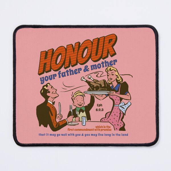 Item preview, Honour your father and mother designed and sold by WhatHeSaid.