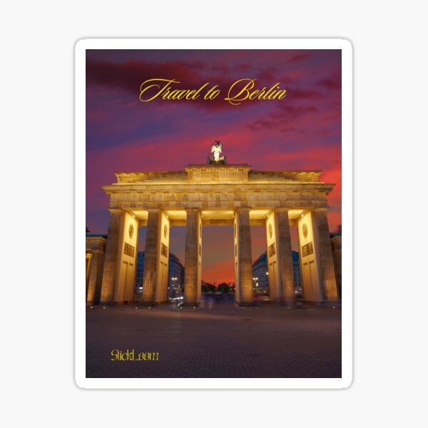Artikel-Vorschau von Reisen nach Berlin, designt und verkauft von StickLoom.
