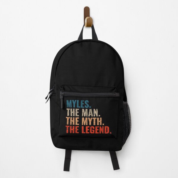Item preview, Myles The Man The Myth The Legend Myles Name Retro 70s distress designed and sold by Teelogic.