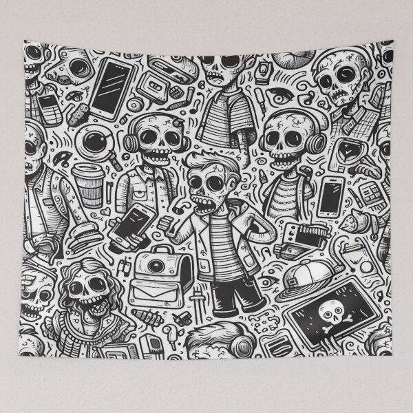 Item preview, falcon88 Zombie Fashionistas and Tech Trends designed and sold by Imaginarium of Chaos falcon88 .