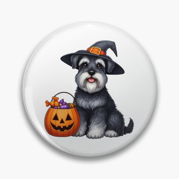Item preview, Schnauzer Dog Halloween designed and sold by doodIllustrate.