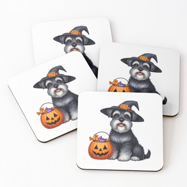 Item preview, Schnauzer Dog Halloween designed and sold by doodIllustrate.