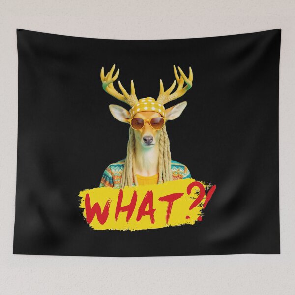 Item preview, HELLO - DEER – Cool Street Style DEER Design designed and sold by Colorful-Garden.