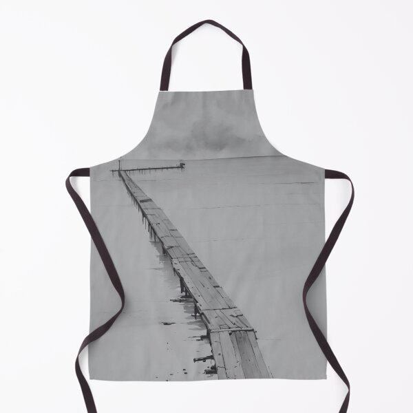 Item preview, "Stunning composition of an Old Wooden Jetty Over the Thames Mudflats – Timeless Seascape Decor" designed and sold by LHDdesign.