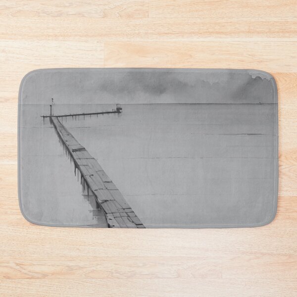 Item preview, "Stunning composition of an Old Wooden Jetty Over the Thames Mudflats – Timeless Seascape Decor" designed and sold by LHDdesign.