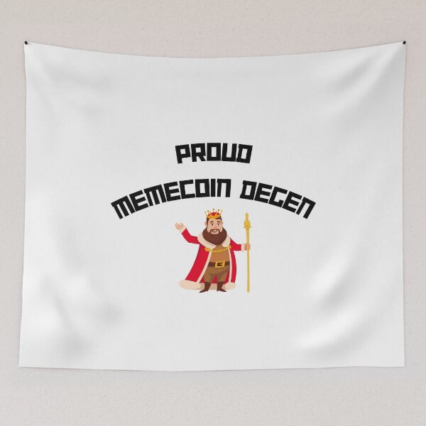 Item preview, Proud Memecoin Degen designed and sold by TeeHeeHeeStore.