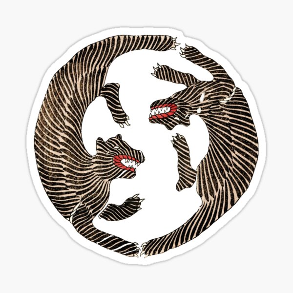 Vista previa del artículo con la obra «tigres», diseñado y vendido por leylakidesign.