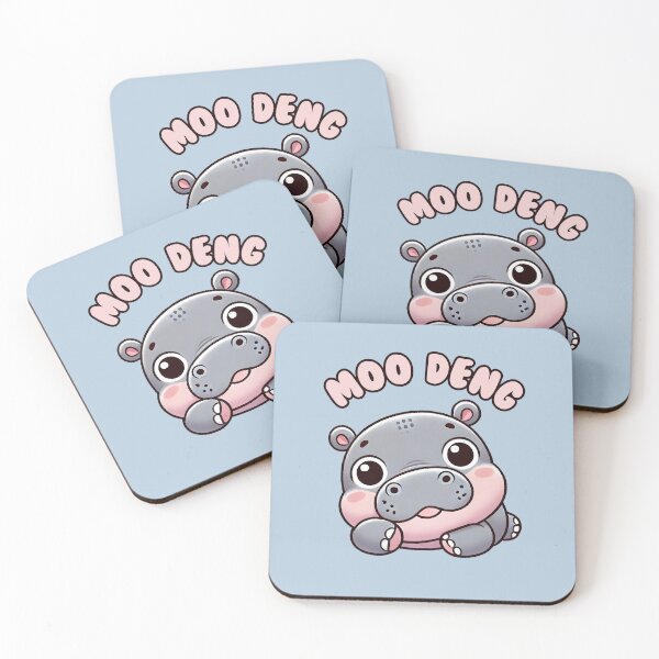 Item preview, Moo Deng Baby Hippo designed and sold by VerveVerseBoo.