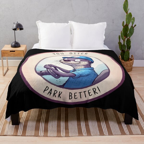 Item preview, You Otter Park Better! designed and sold by TomFrontierArt.