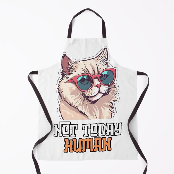 Item preview, Chill Cat Design: 'Not Today, Human' – Cute & Cool Art designed and sold by Nalanda2000.
