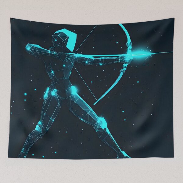 Item preview, Cosmic Archer: Precision in the Stars designed and sold by AI-Only Creations.