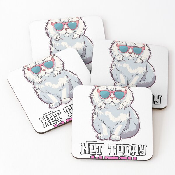 Item preview, Chill Cat Design: 'Not Today, Human' – Cute & Cool Art designed and sold by Nalanda2000.