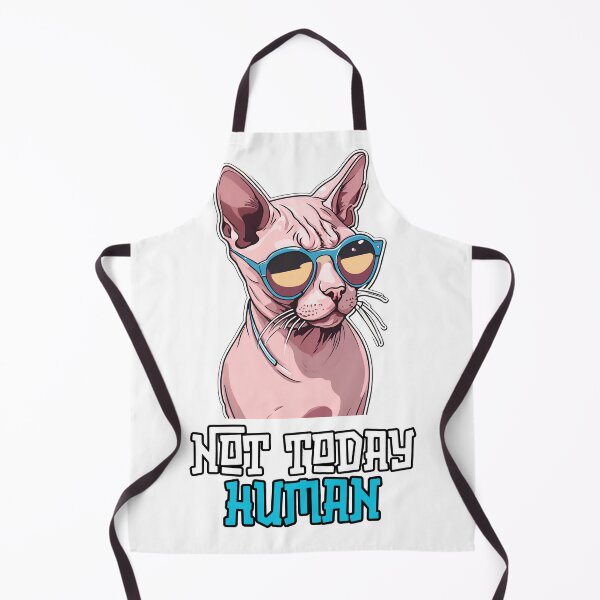 Item preview, Chill Cat Design: 'Not Today, Human' – Cute & Cool Art designed and sold by Nalanda2000.
