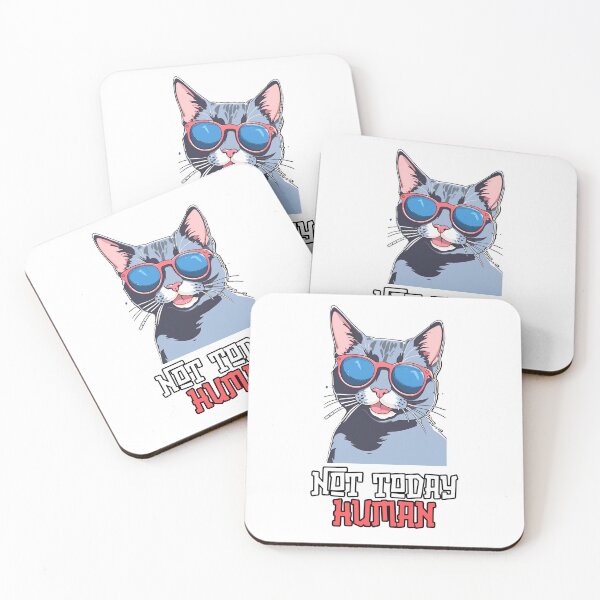 Item preview, Chill Cat Design: 'Not Today, Human' – Cute & Cool Art designed and sold by Nalanda2000.