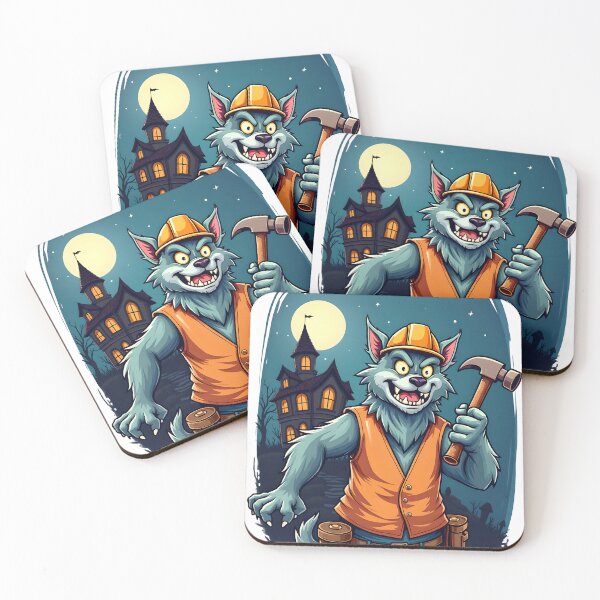 Item preview, Werewolf builder, haunted Halloween renovation designed and sold by kjp-design.