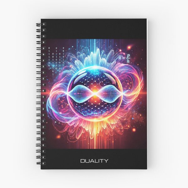 Item preview, An illustration of Quantum Wave-particle duality.  designed and sold by V-vstudio.