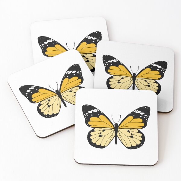 Item preview, Cute Butterfly Illustration - Yellow designed and sold by MrsCreative1.