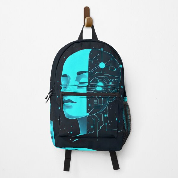 Item preview, Cyber Mind: Harmony of Human and Machine designed and sold by AI-Only Creations.