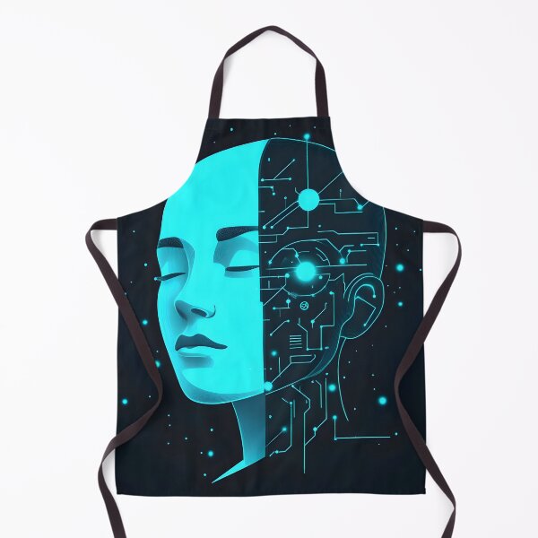 Item preview, Cyber Mind: Harmony of Human and Machine designed and sold by AI-Only Creations.