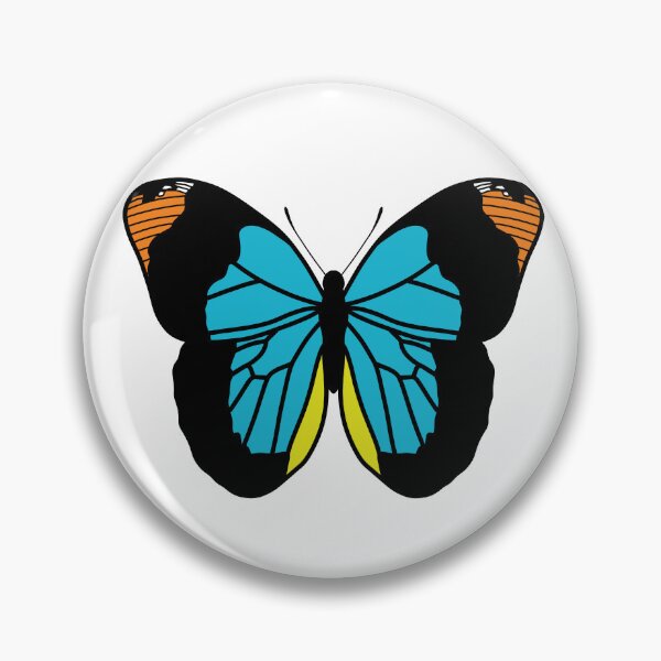 Item preview, Butterfly Illustration - Orange and Blue designed and sold by MrsCreative1.