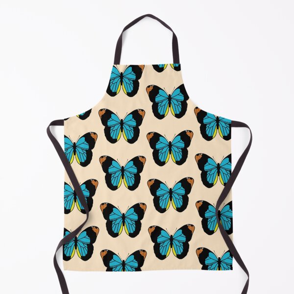 Item preview, Butterfly Illustration - Orange and Blue designed and sold by MrsCreative1.