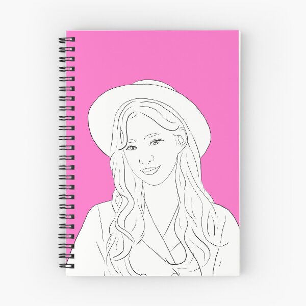 Item preview, Lee Chaeyoung (Fromis_9) K-pop artist outline art designed and sold by Eclectic-aww.