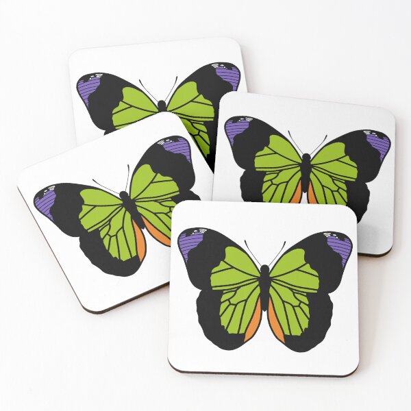 Item preview, Butterfly Illustration - Purple and Green  designed and sold by MrsCreative1.
