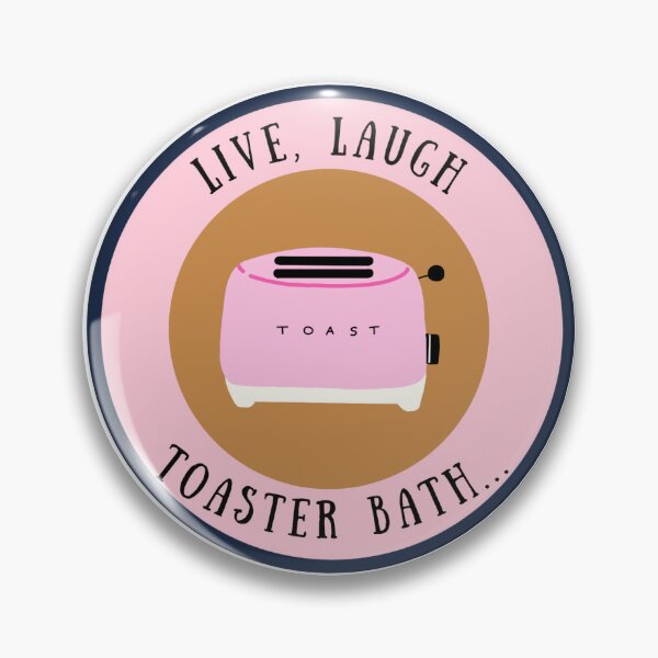 Artikelvorschau, Leben, lachen, Toasterbad entworfen und verkauft von Evelyn Designs.