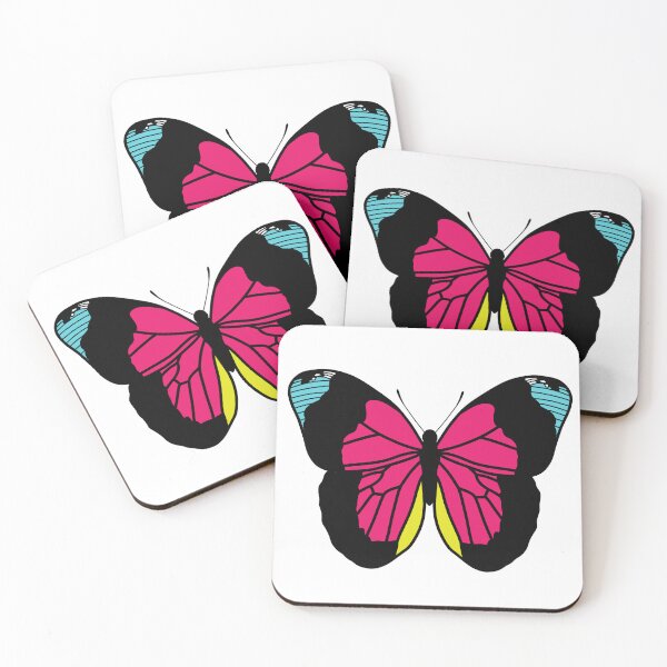 Item preview, Butterfly Illustration - Blue and Pink  designed and sold by MrsCreative1.