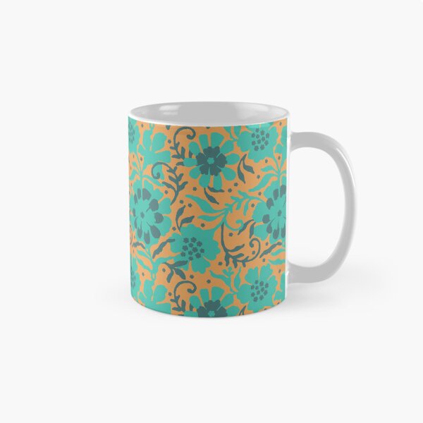 Item preview, Floral naivety, Turquoise-orange version designed and sold by Alex  Blud.