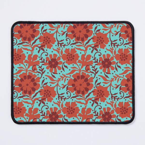 Item preview, Floral naivety, Turquoise-red version designed and sold by Alex Blud.