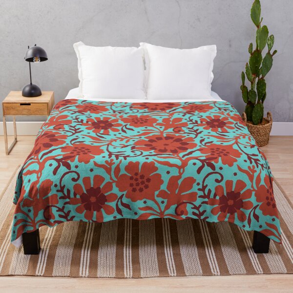 Item preview, Floral naivety, Turquoise-red version designed and sold by Alex  Blud.