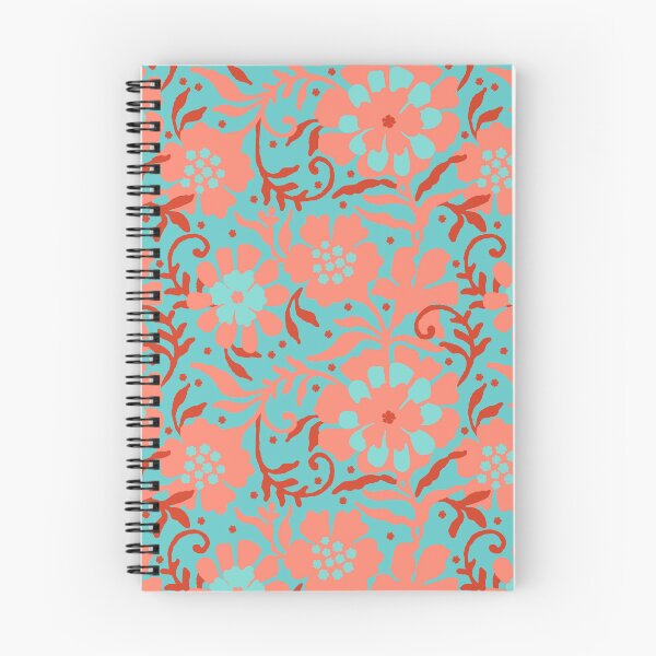 Item preview, Floral naivety, Turquoise-coral version designed and sold by Alex  Blud.