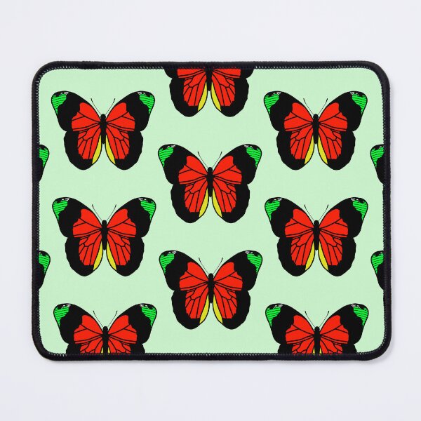 Item preview, Butterfly Illustration - Red and Green designed and sold by MrsCreative1.
