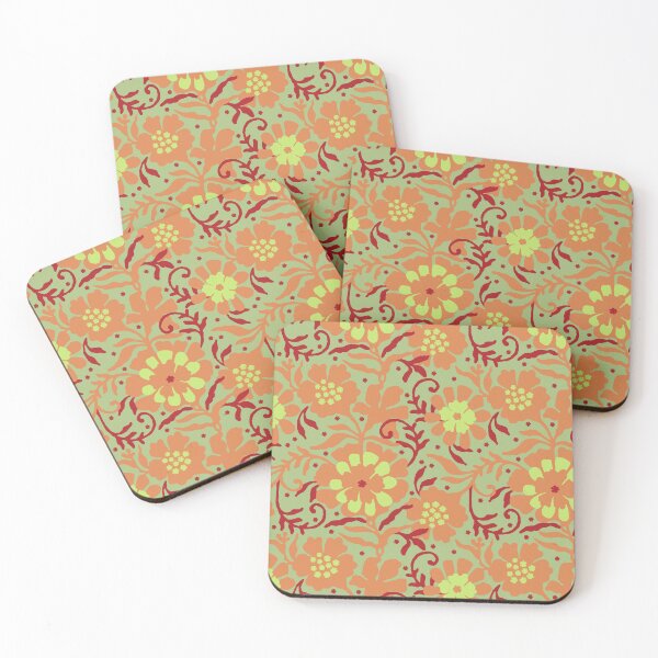 Item preview, Floral naivety, Green-orange version designed and sold by Alex  Blud.