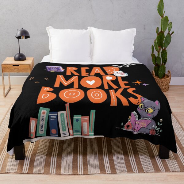 Item preview, Cute Halloween Magical Cat Reading With a Pile of Books - Read More Books designed and sold by Cat Stories.