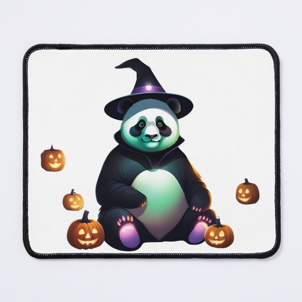 Item preview, A cute panda wearing spooky scary halloween costume designed and sold by cathelkav.