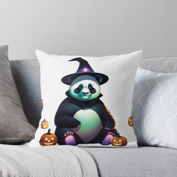 Item preview, A cute panda wearing spooky scary halloween costume  designed and sold by cathelkav.
