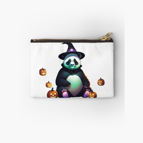 Item preview, A cute panda wearing spooky scary halloween costume  designed and sold by cathelkav.