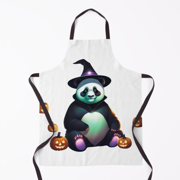 Item preview, A cute panda wearing spooky scary halloween costume designed and sold by cathelkav.