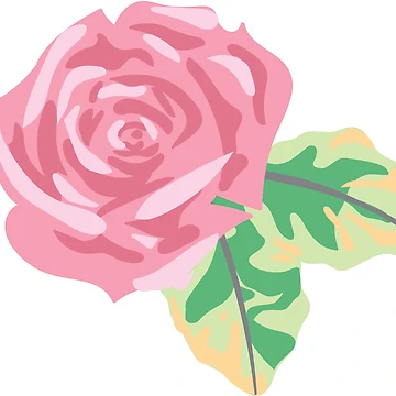 Artwork thumbnail, Pink Roses Floral by electrogiraffe