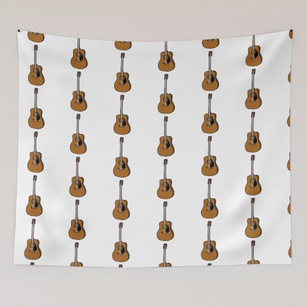 Item preview, Artistic Guitar Illustration - Brown designed and sold by MrsCreative1.
