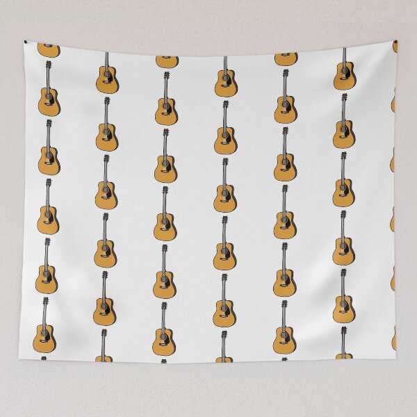 Item preview, Artistic Guitar Illustration - Light Brown designed and sold by MrsCreative1.