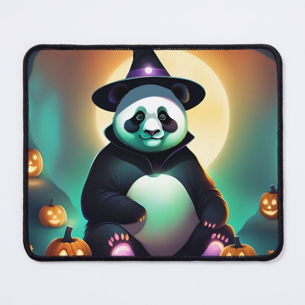 Item preview, A cute panda wearing spooky scary halloween costume designed and sold by cathelkav.