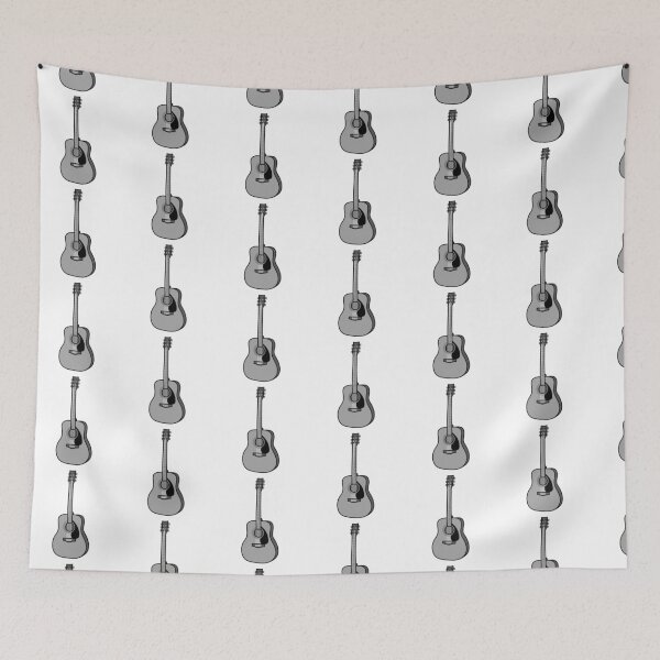 Item preview, Artistic Guitar Illustration - Grey designed and sold by MrsCreative1.