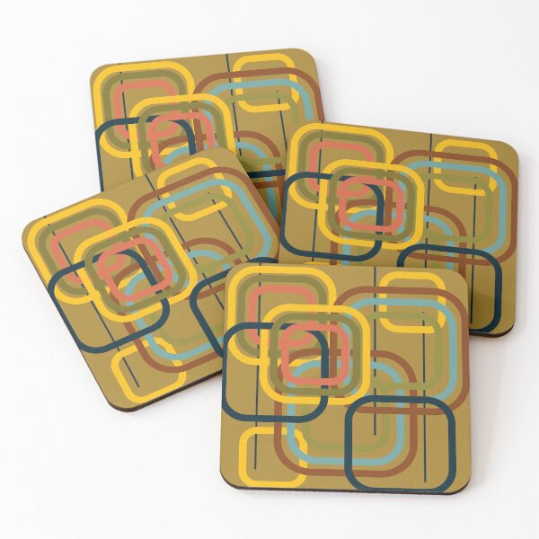 Item preview, abstract retro design designed and sold by pauloneill-art.