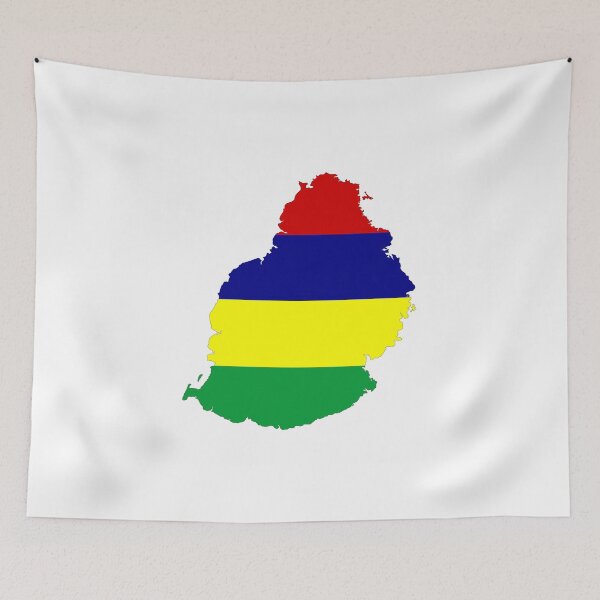 Item preview, Mauritius flag map designed and sold by tony4urban.
