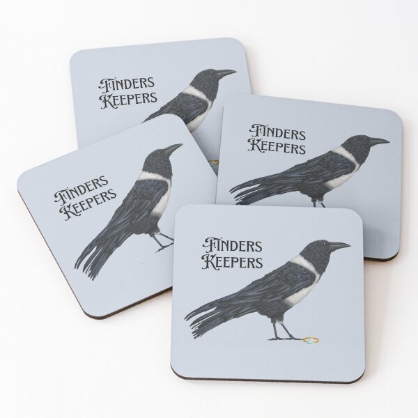 Item preview, Mischievous Crow with Ring designed and sold by Sylvi3Freez3.