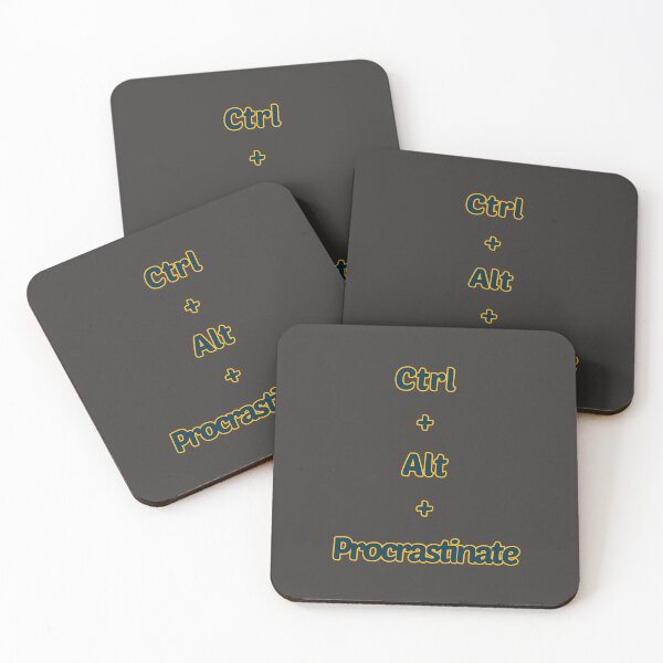 Item preview, Ctrl+Alt+Procrastinate: Embrace the Art of Delay with a Playful Twist designed and sold by CraftedConcepts.